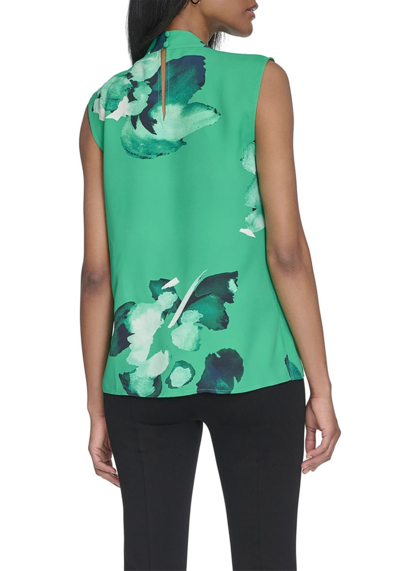Sleeveless Halter Neck Blouse 