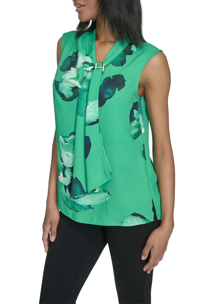 Sleeveless Halter Neck Blouse 