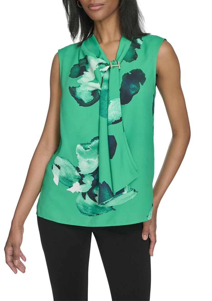 Sleeveless Halter Neck Blouse 