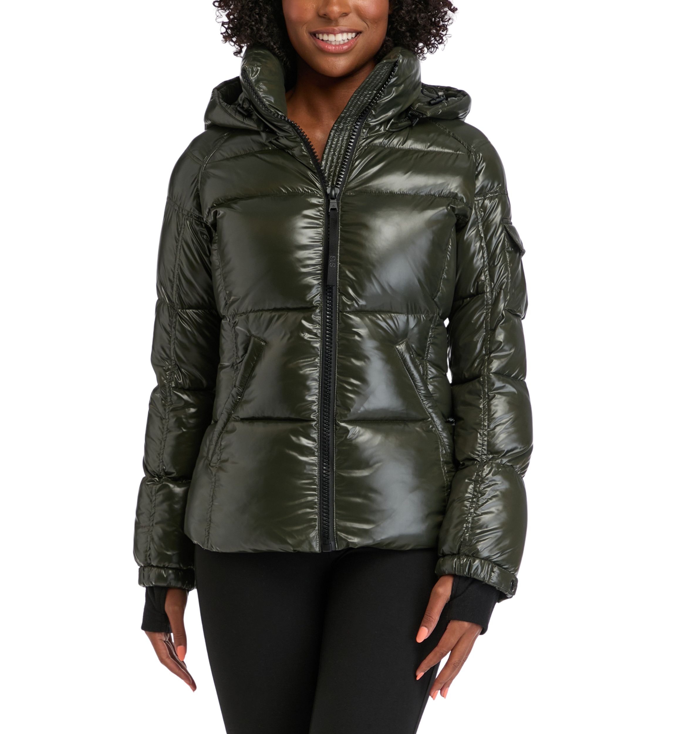 Womens Kylie Hooded Puffer Jacket