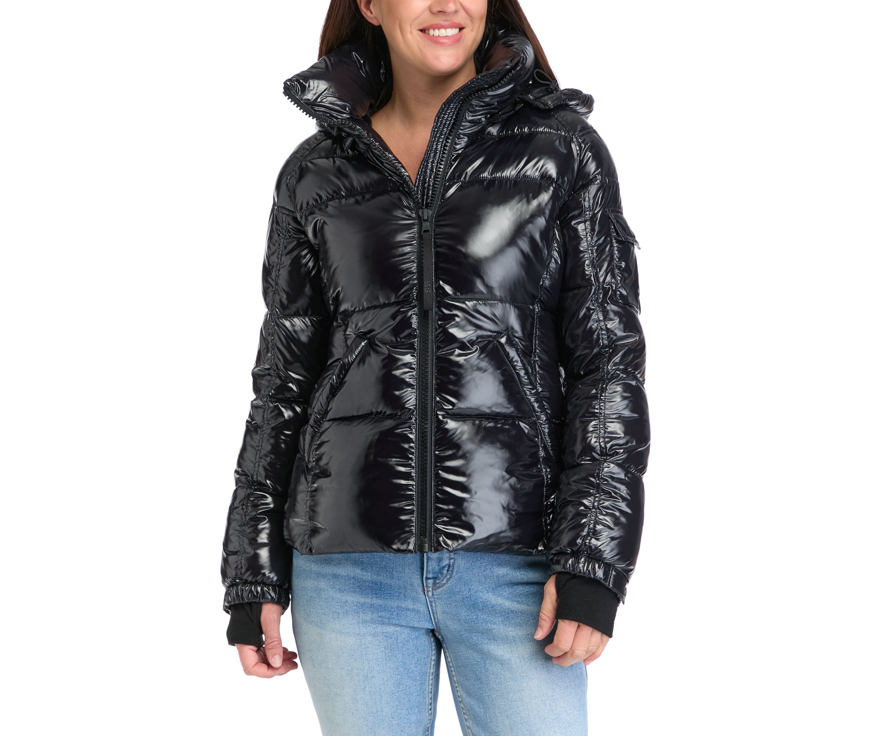 Womens Kylie Hooded Puffer Jacket 