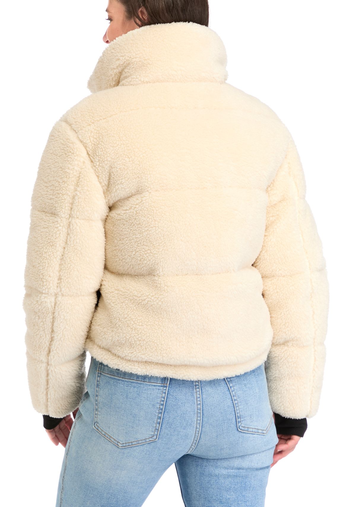 Womens Sherpa Puffer Jacket 