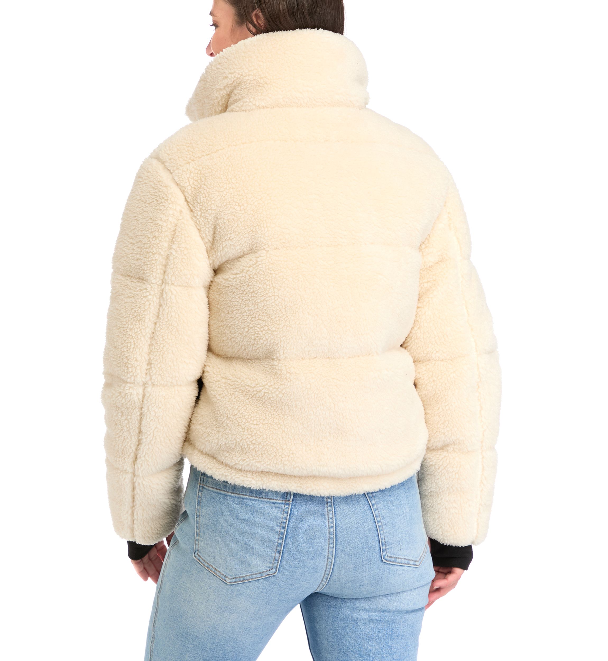 Womens Sherpa Puffer Jacket 