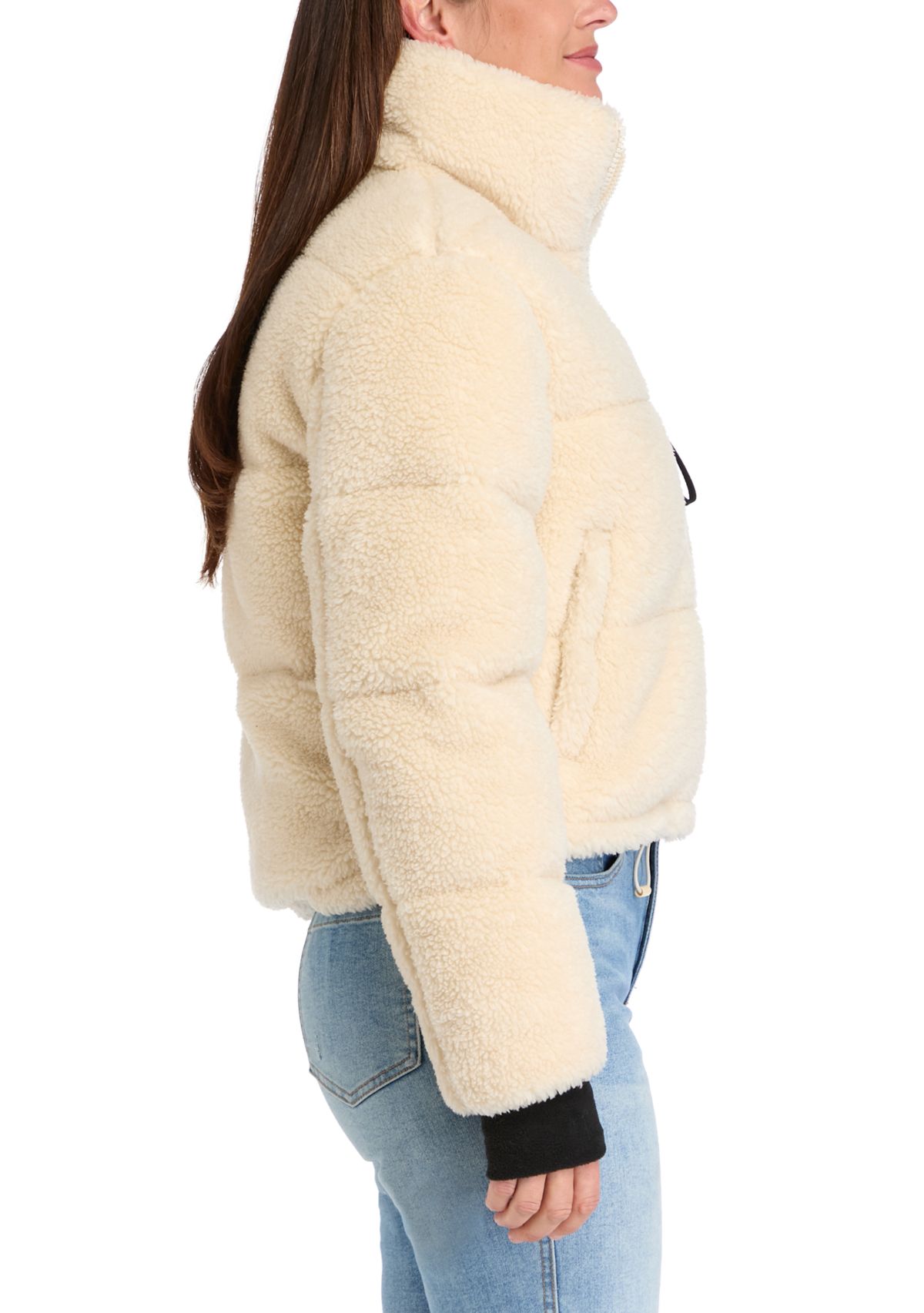 Womens Sherpa Puffer Jacket 