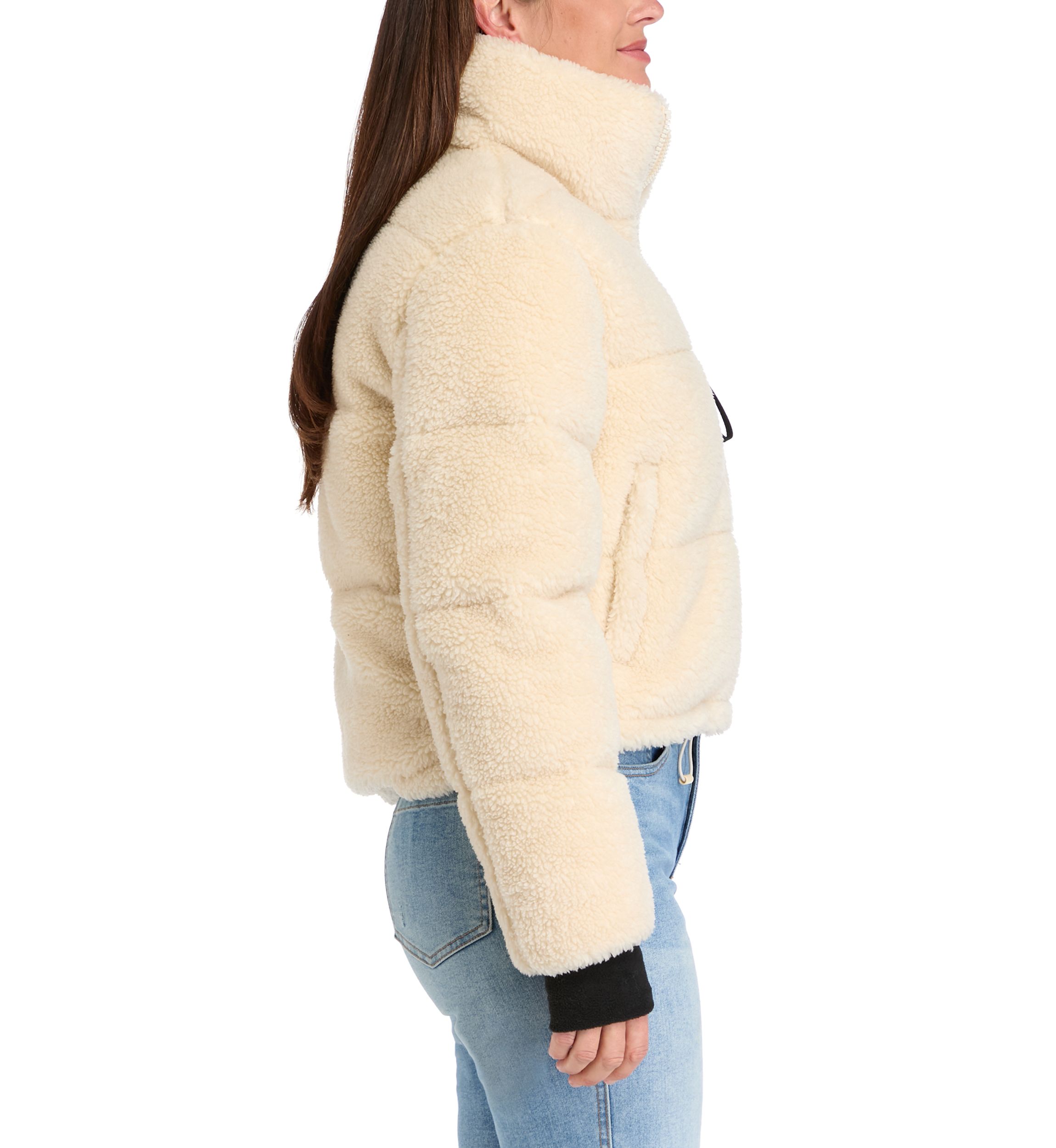 Womens Sherpa Puffer Jacket 