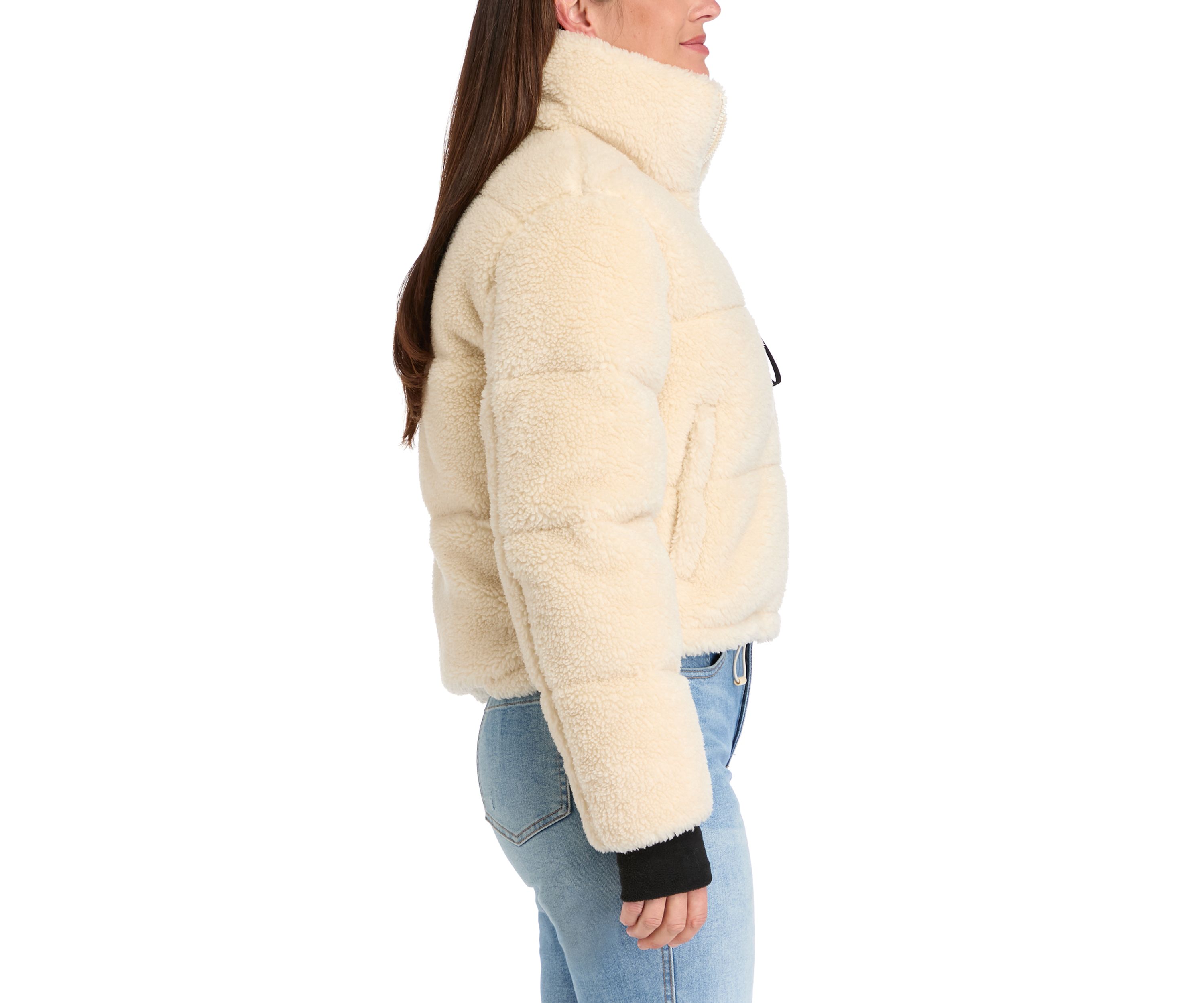 Womens Sherpa Puffer Jacket 