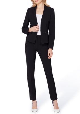 belk black pant suit