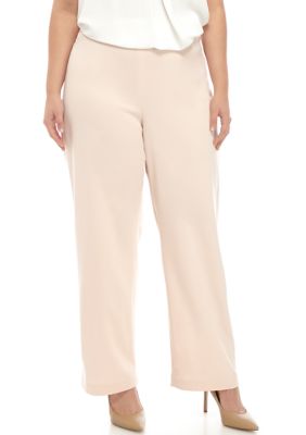 Nine West Plus Size Crepe Wide Leg Pants | belk