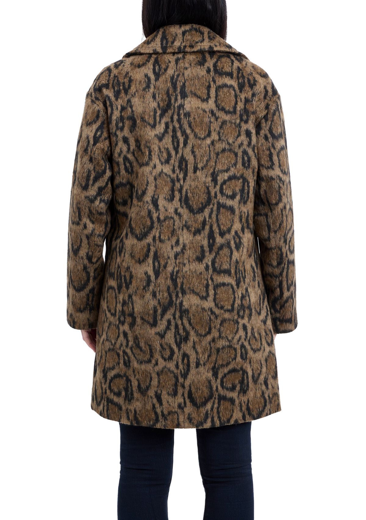 Womens Animal Print Coat