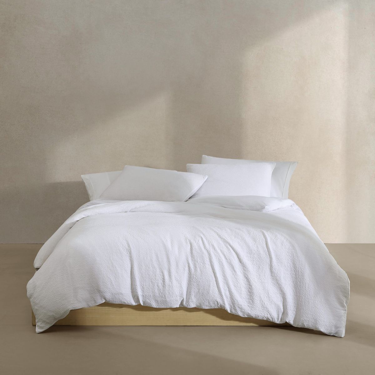 Seersucker Microfiber Comforter-Sham Set