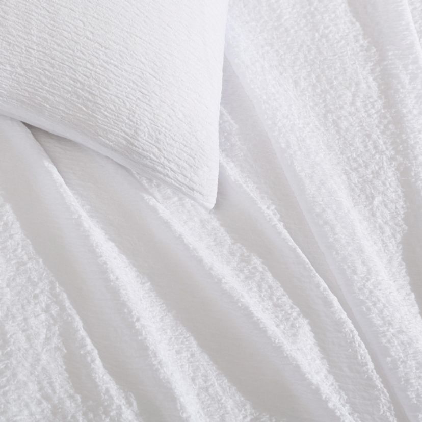Seersucker Microfiber Comforter-Sham Set