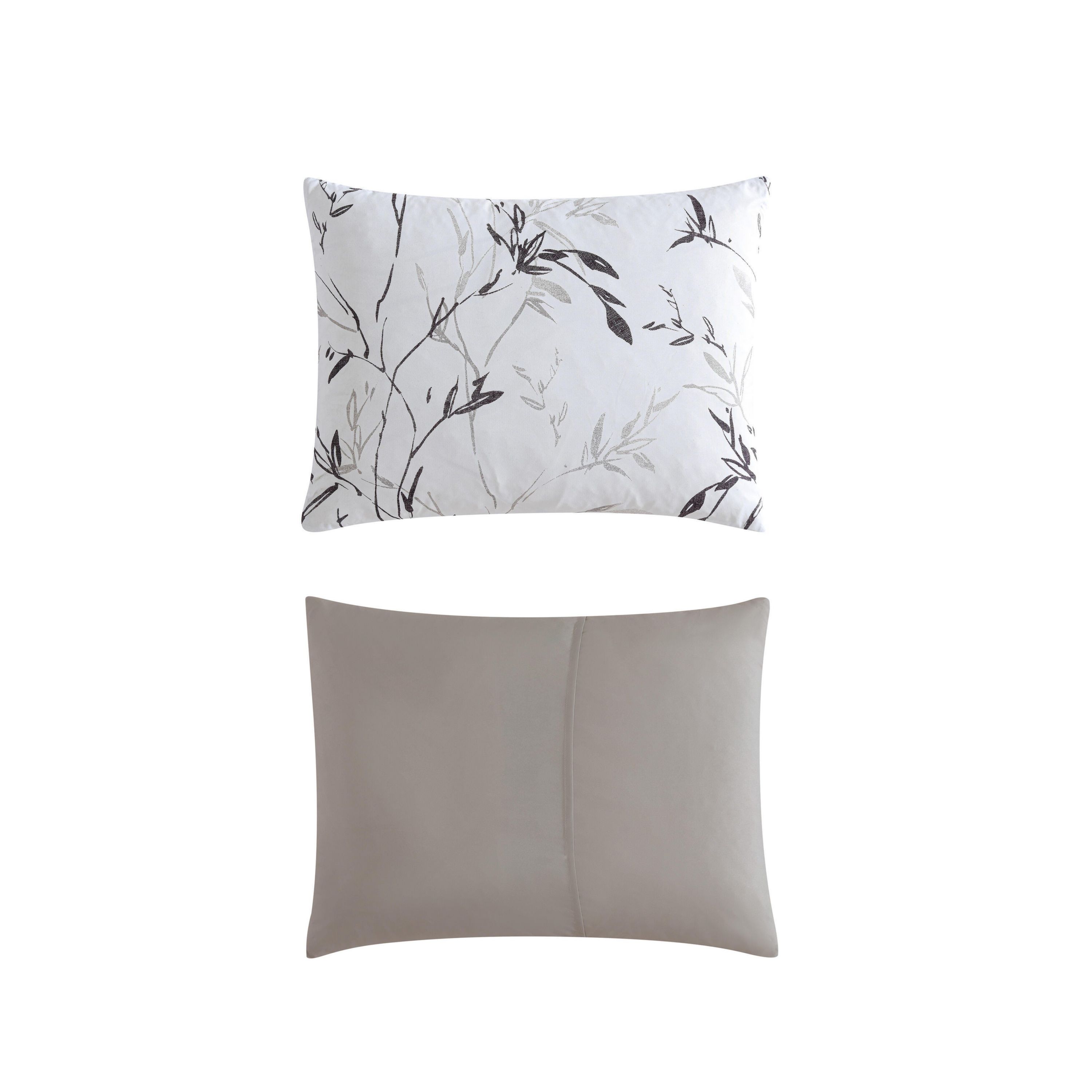 Ink Wash Vine Microfiber Comforter Sham Bonus Set