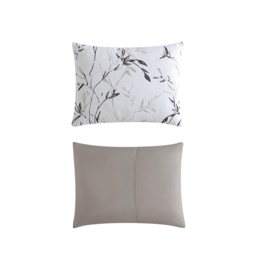 Ink Wash Vine Microfiber Comforter Sham Bonus Set