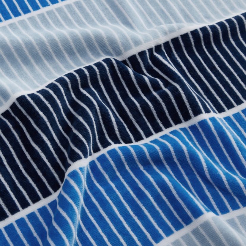 Blocked  Beach Towel Yarn-Dye Stripe