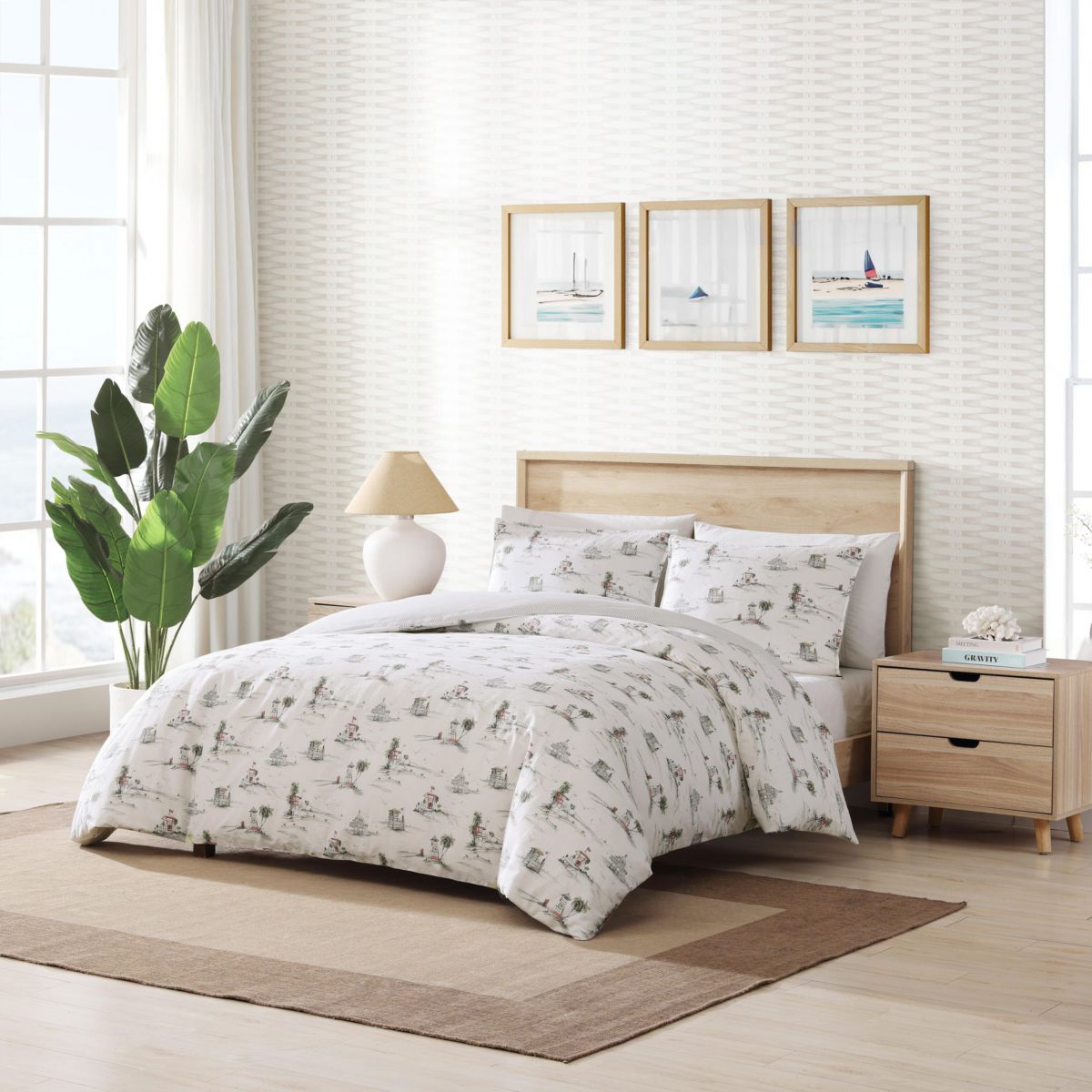 Beach Club Cotton Duvet Cover Set