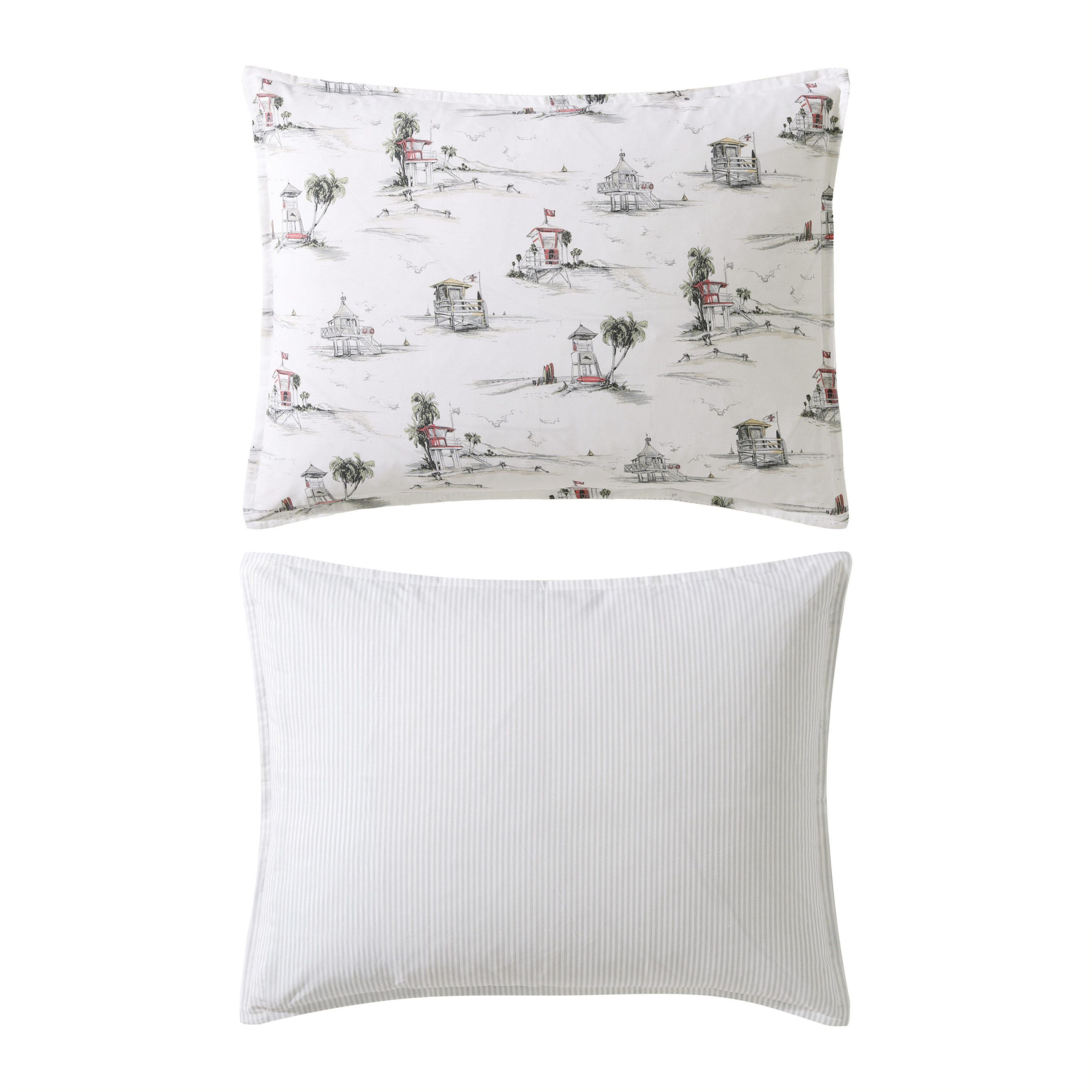 Beach Club Cotton Duvet Cover Set