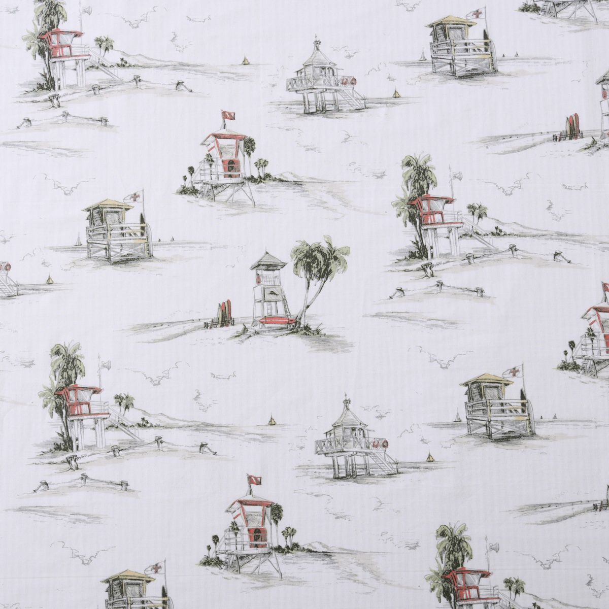 Beach Club Cotton Duvet Cover Set