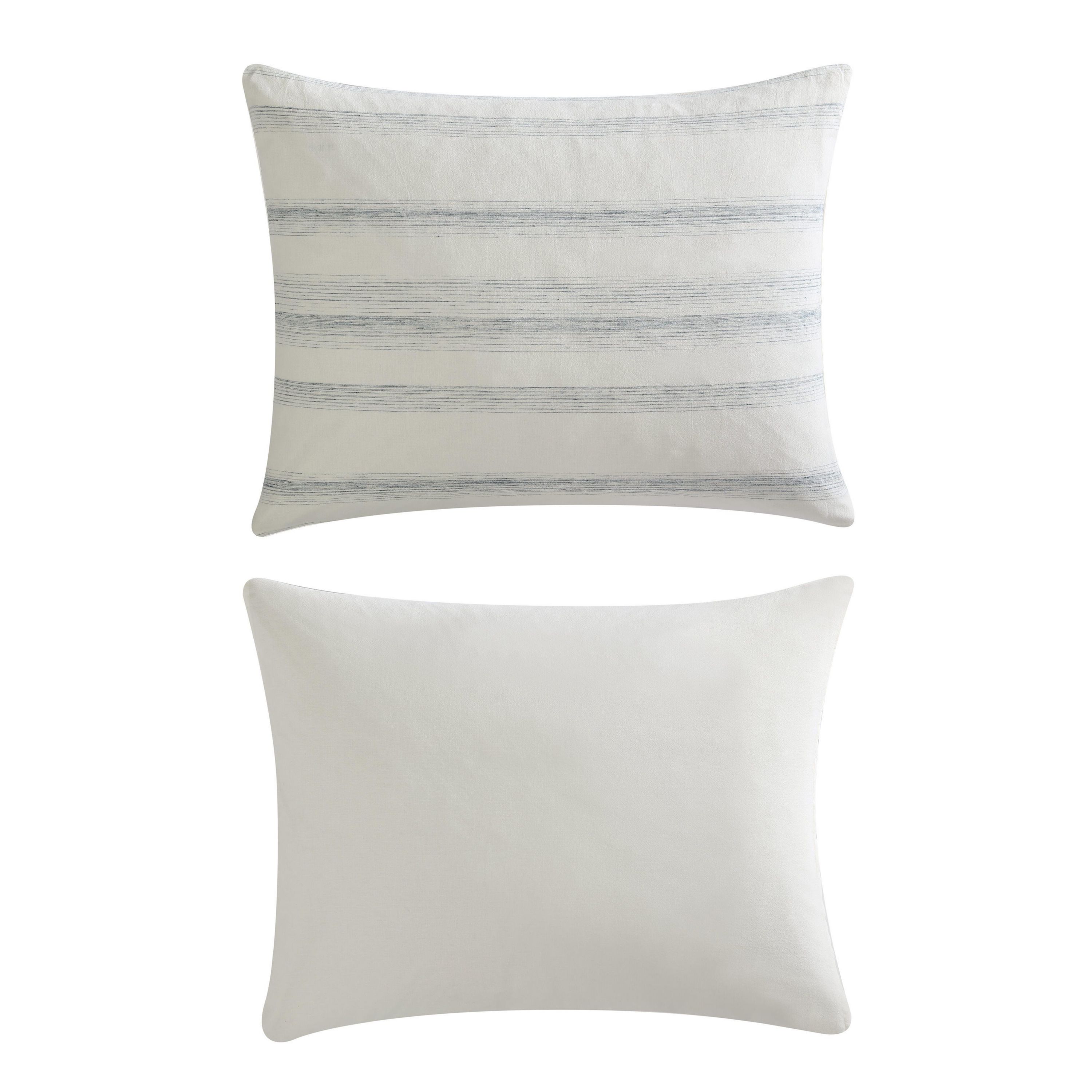 Strie Stripe Cotton Duvet Cover Set