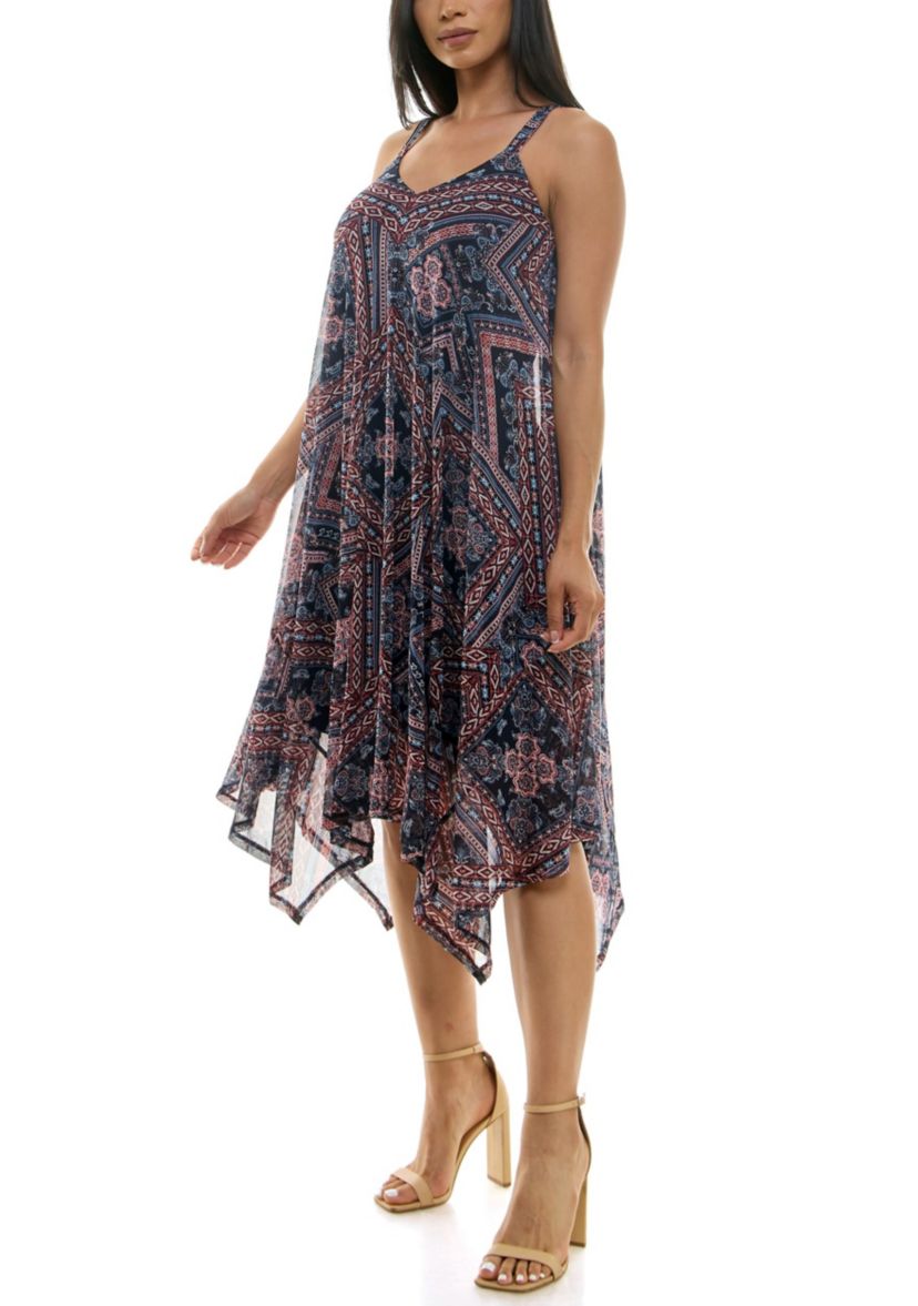 Uneven Hem Dress