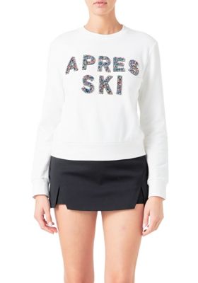 Apres Ski Embellished Sweatshirt