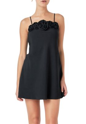 Corsage Mini Dress