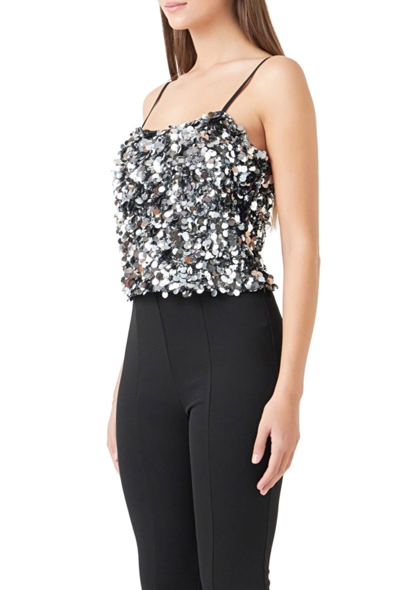 Stretched Sequin Top