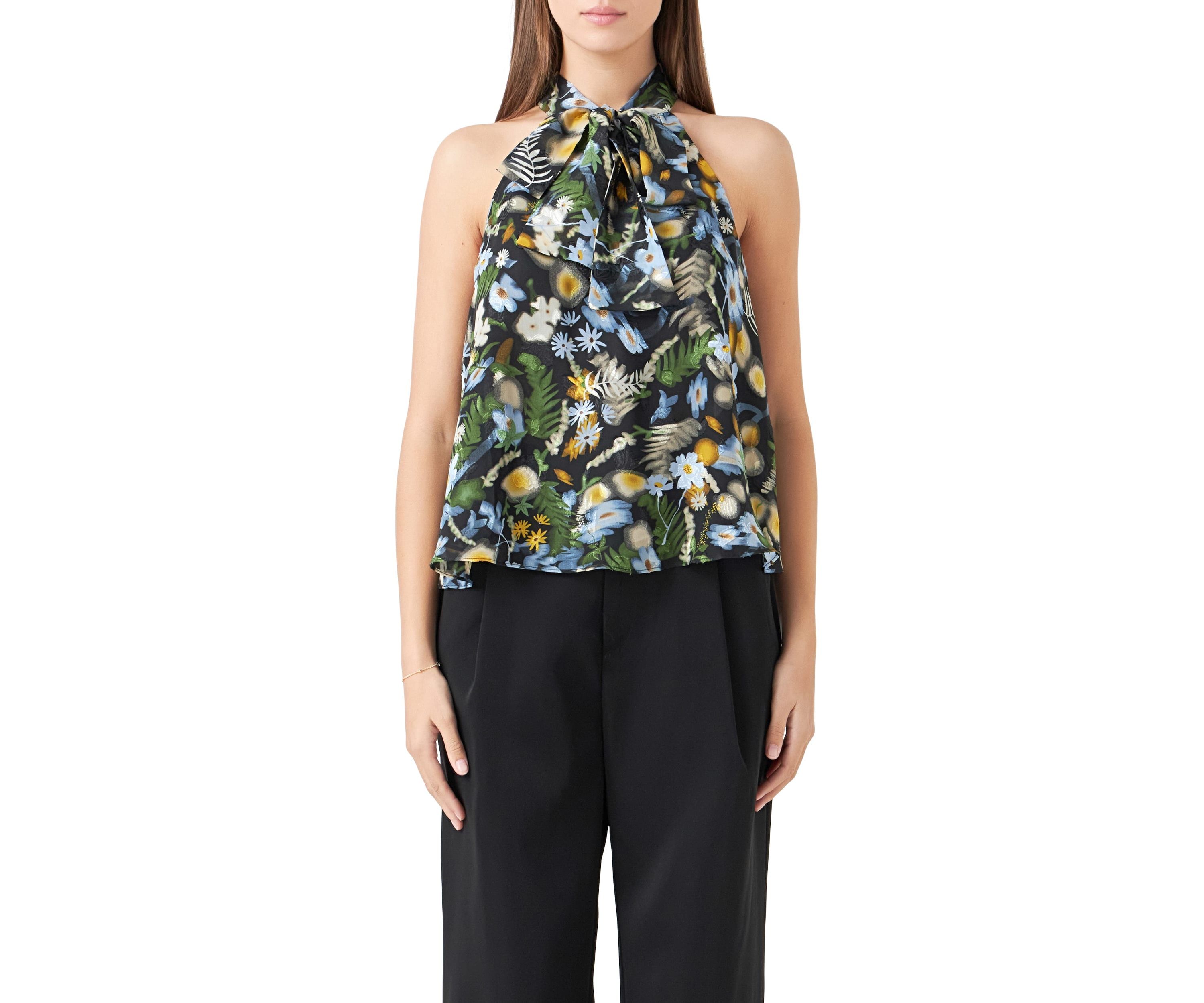 Floral Halter Top