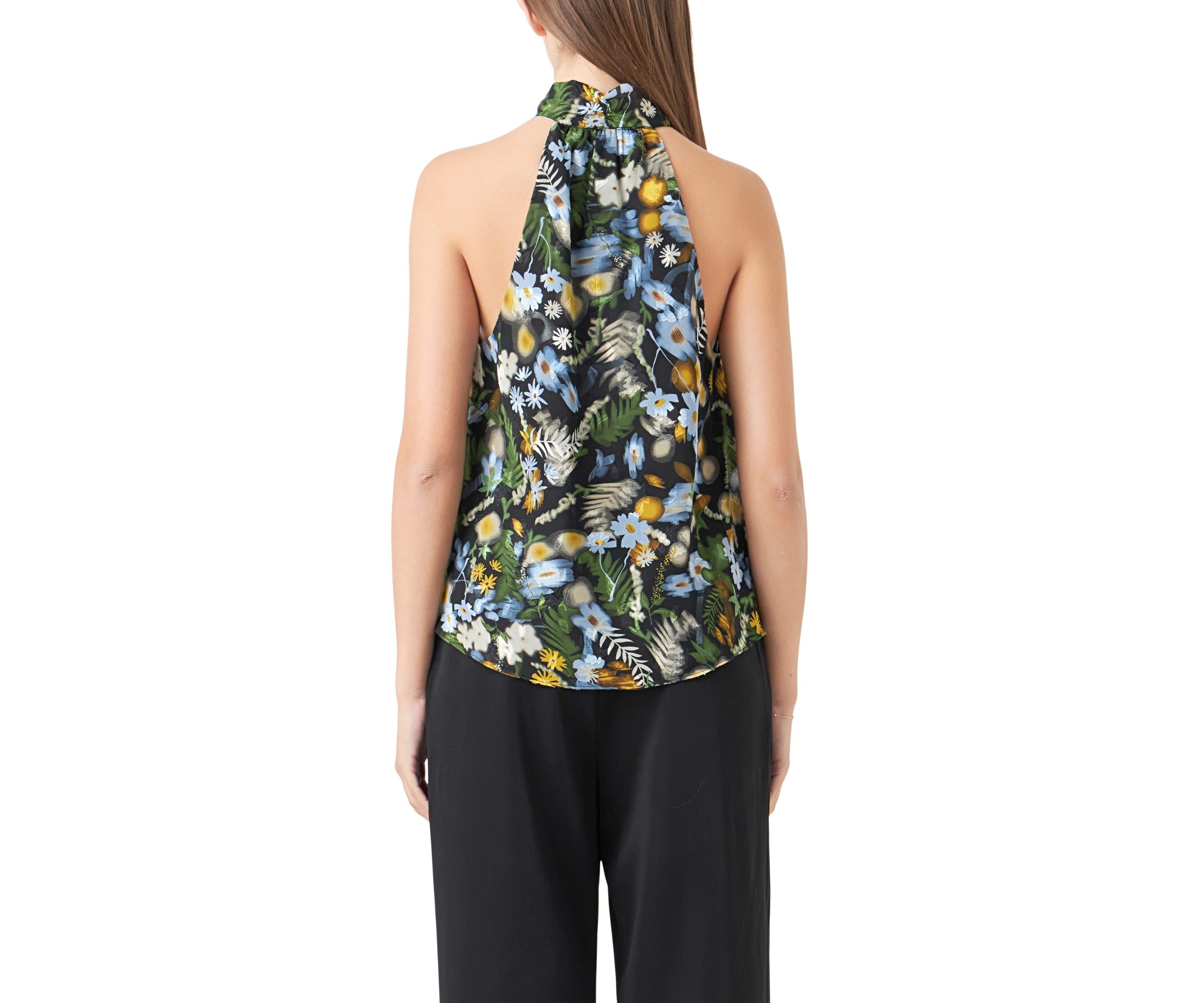 Floral Halter Top