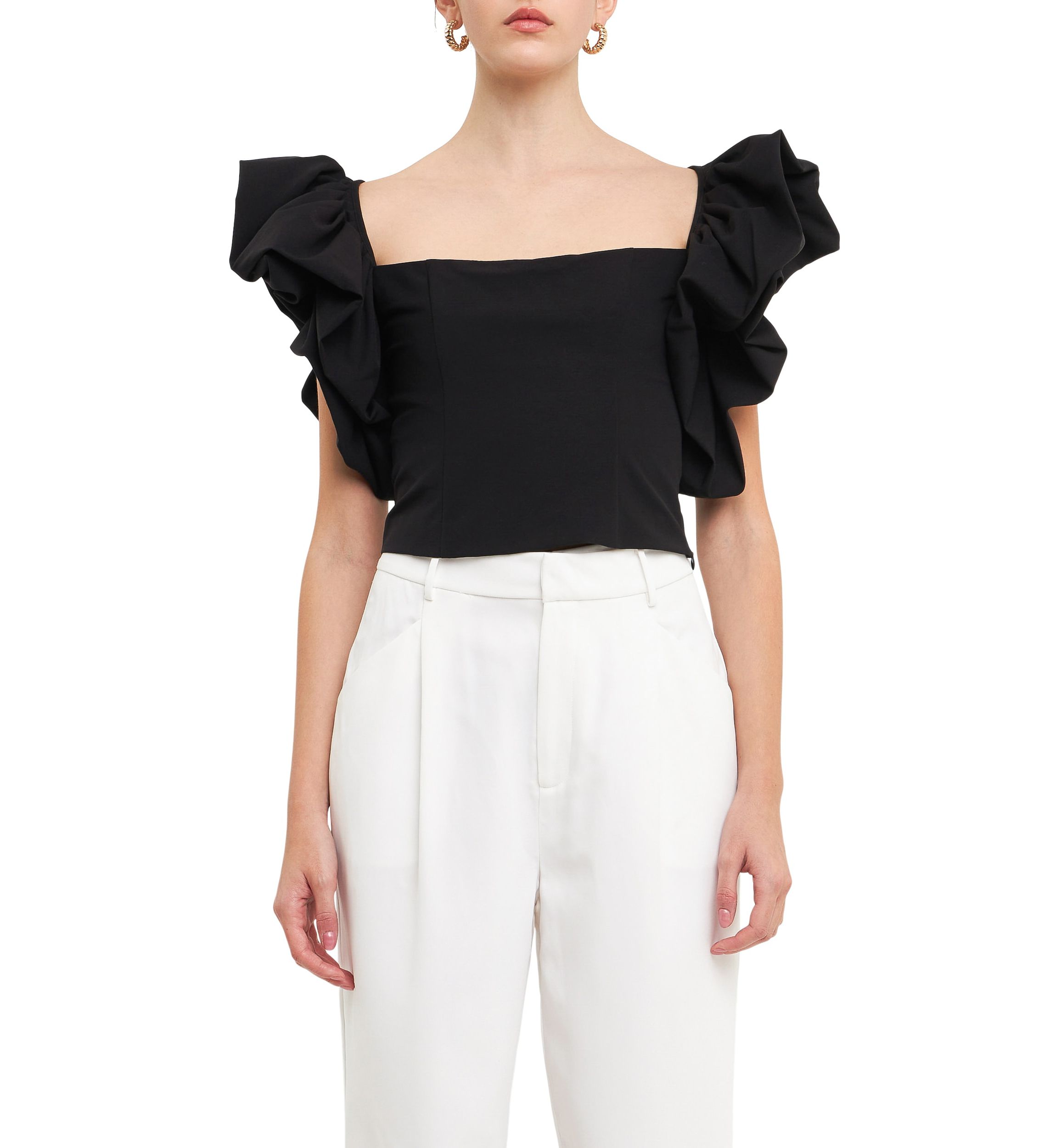 Voluminous Tube Top