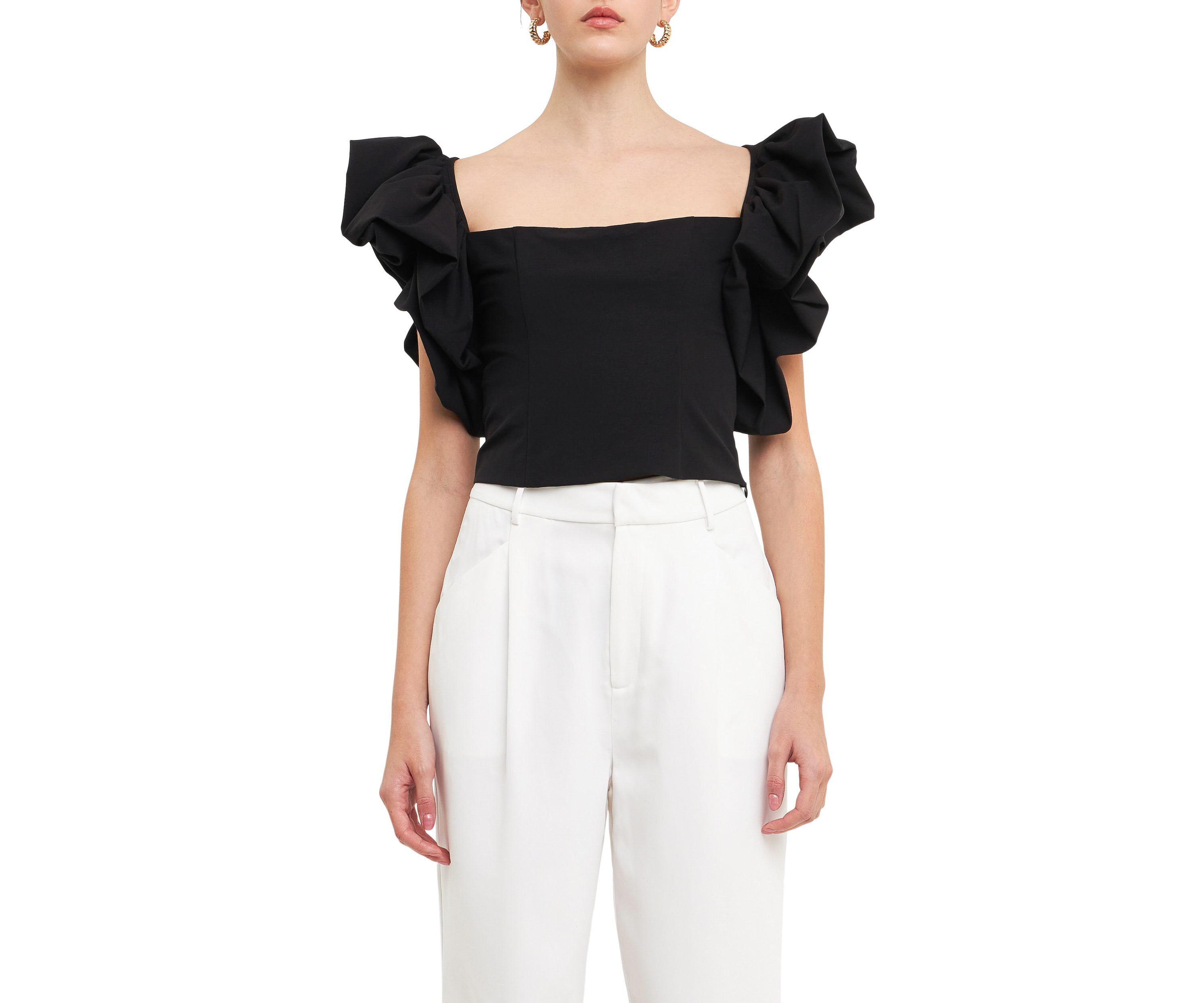 Voluminous Tube Top