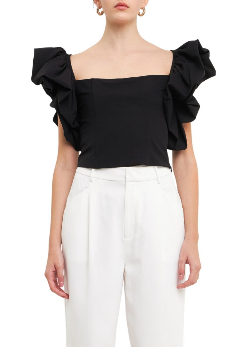 Voluminous Tube Top