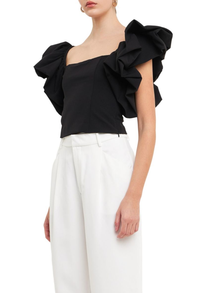 Voluminous Tube Top
