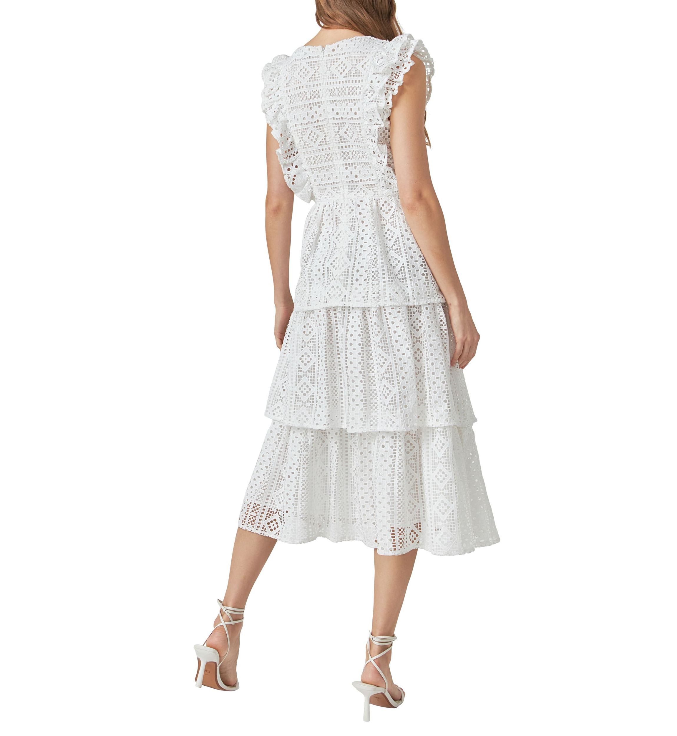 Spaghetti Smocked Tiered Mini Dress