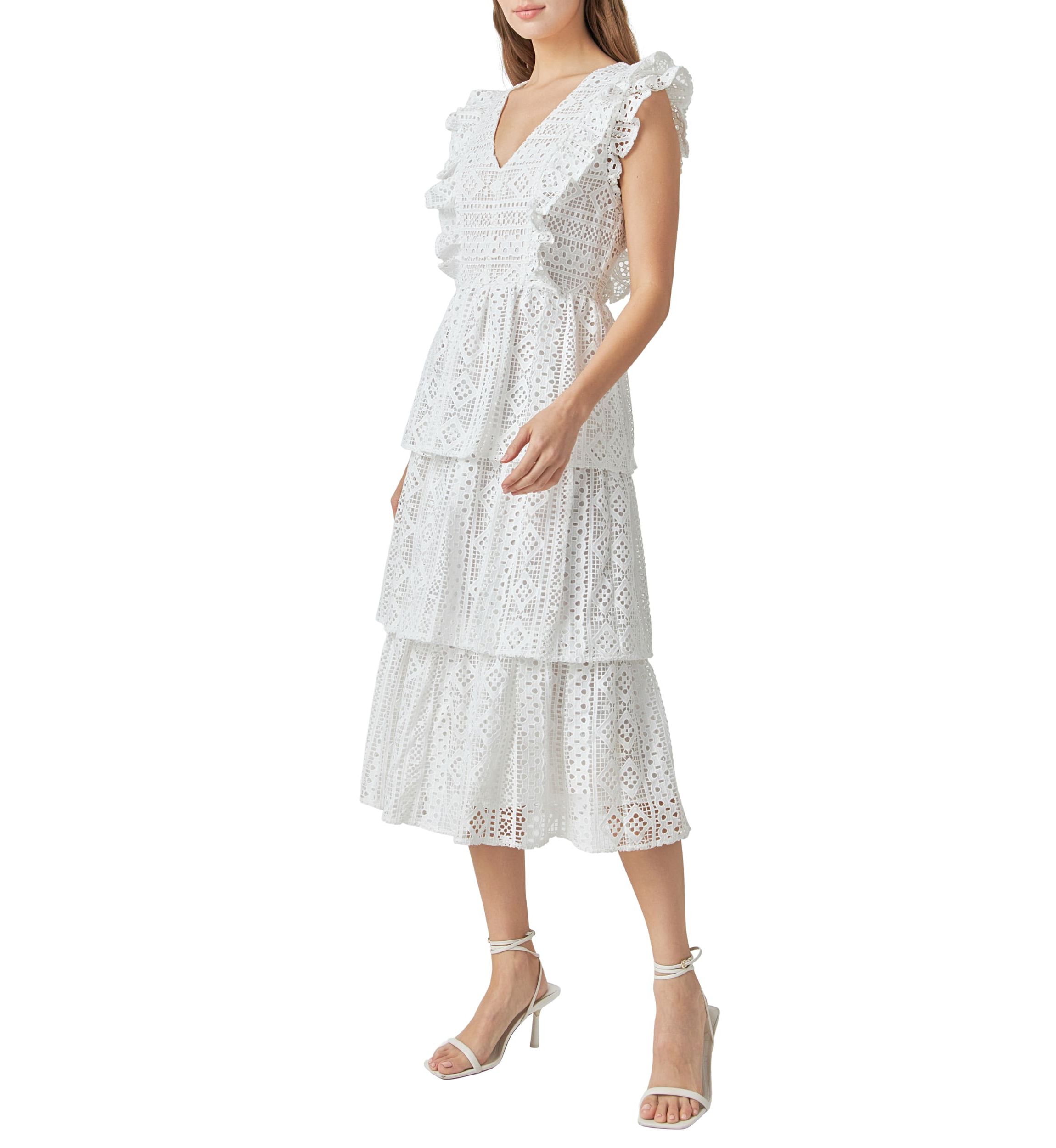 Spaghetti Smocked Tiered Mini Dress