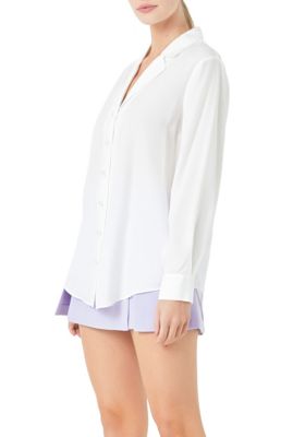 Pearl Button Collared Shirt