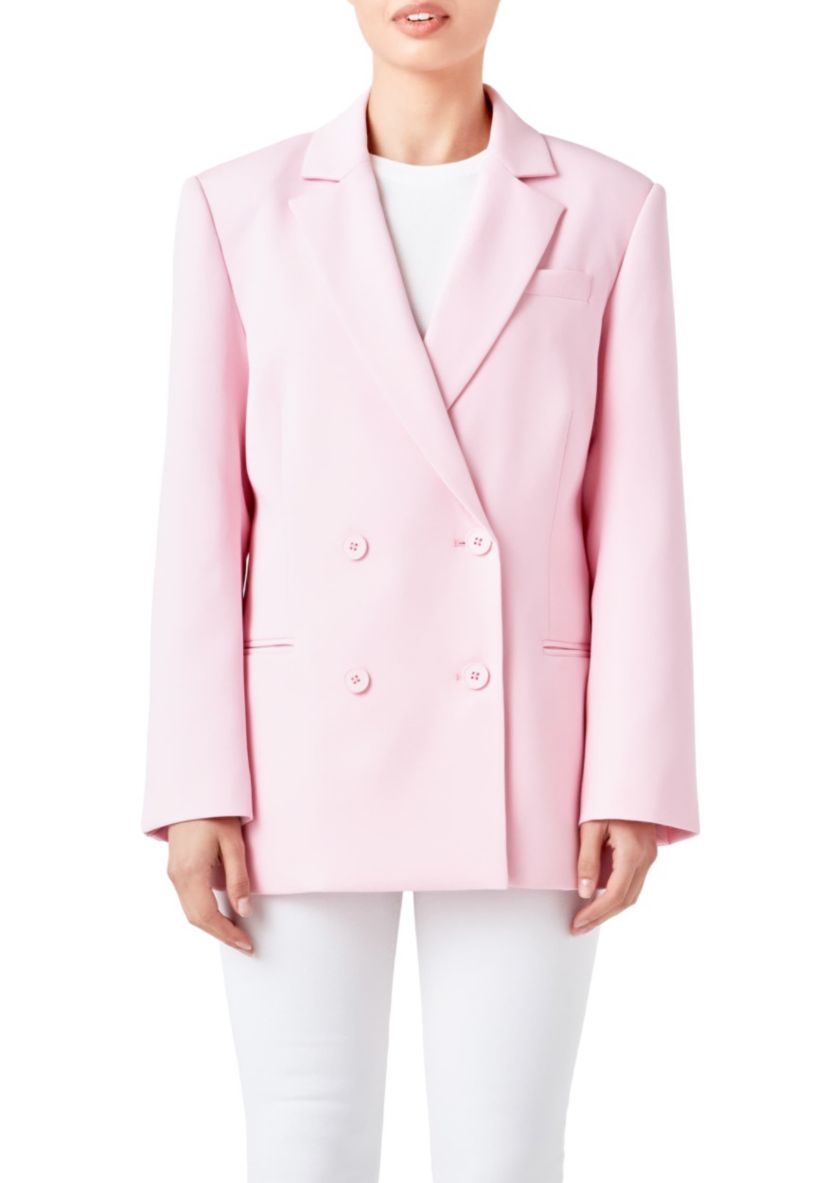 Double Breast Basic Blazer