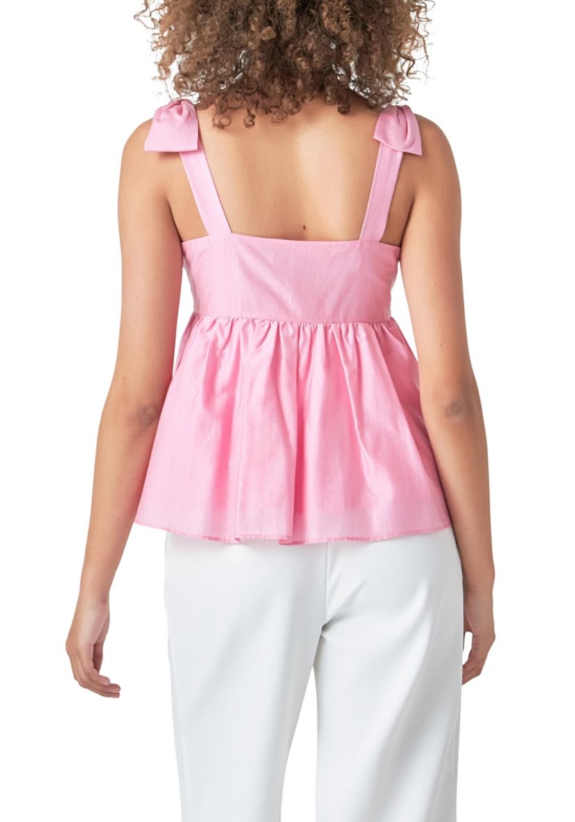 Bow Accent Top