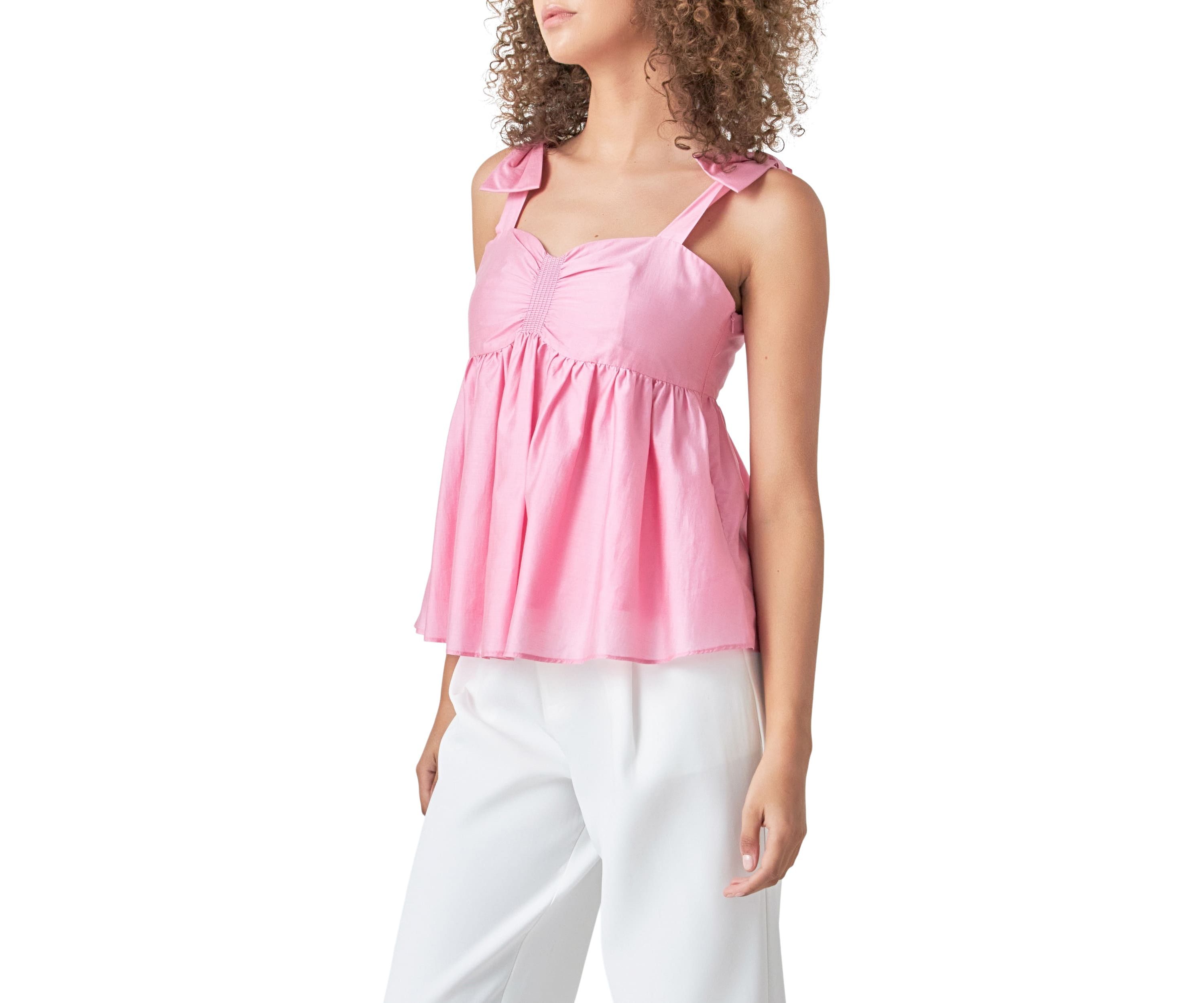 Bow Accent Top