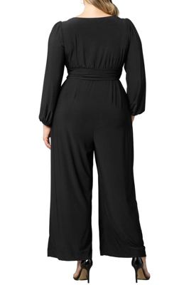 Women's Plus Natalia Cowl Neck Wide Leg Jumpsuit