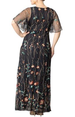 Women's Plus Embroidered Elegance Evening Gown