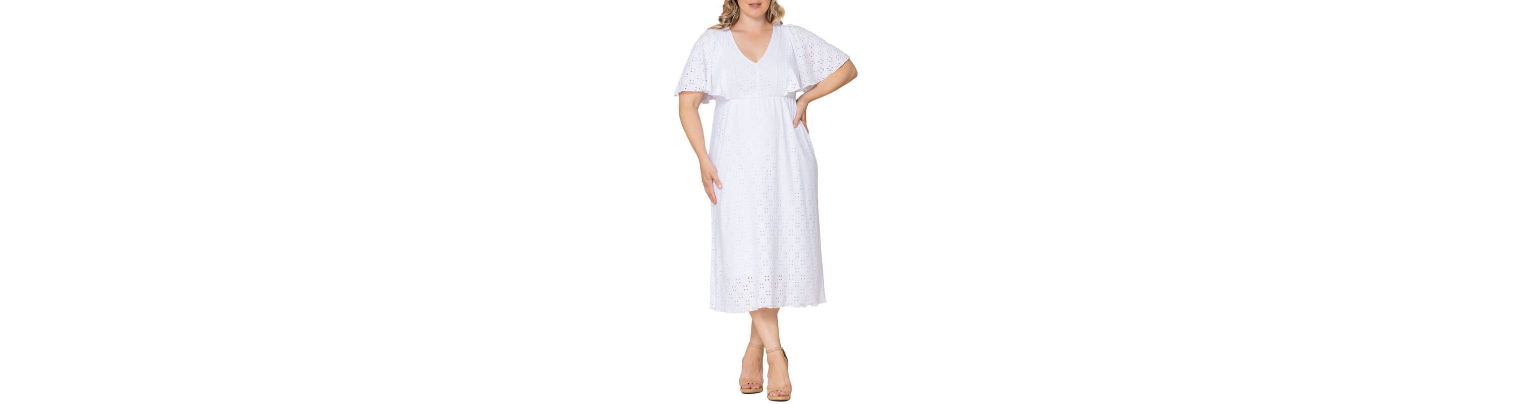 Womens Plus Size Lucy Eyelet Dress