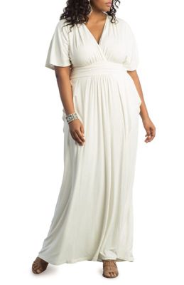 Women's Plus Indie Flair Maxi Dress with Kimono Sleeves