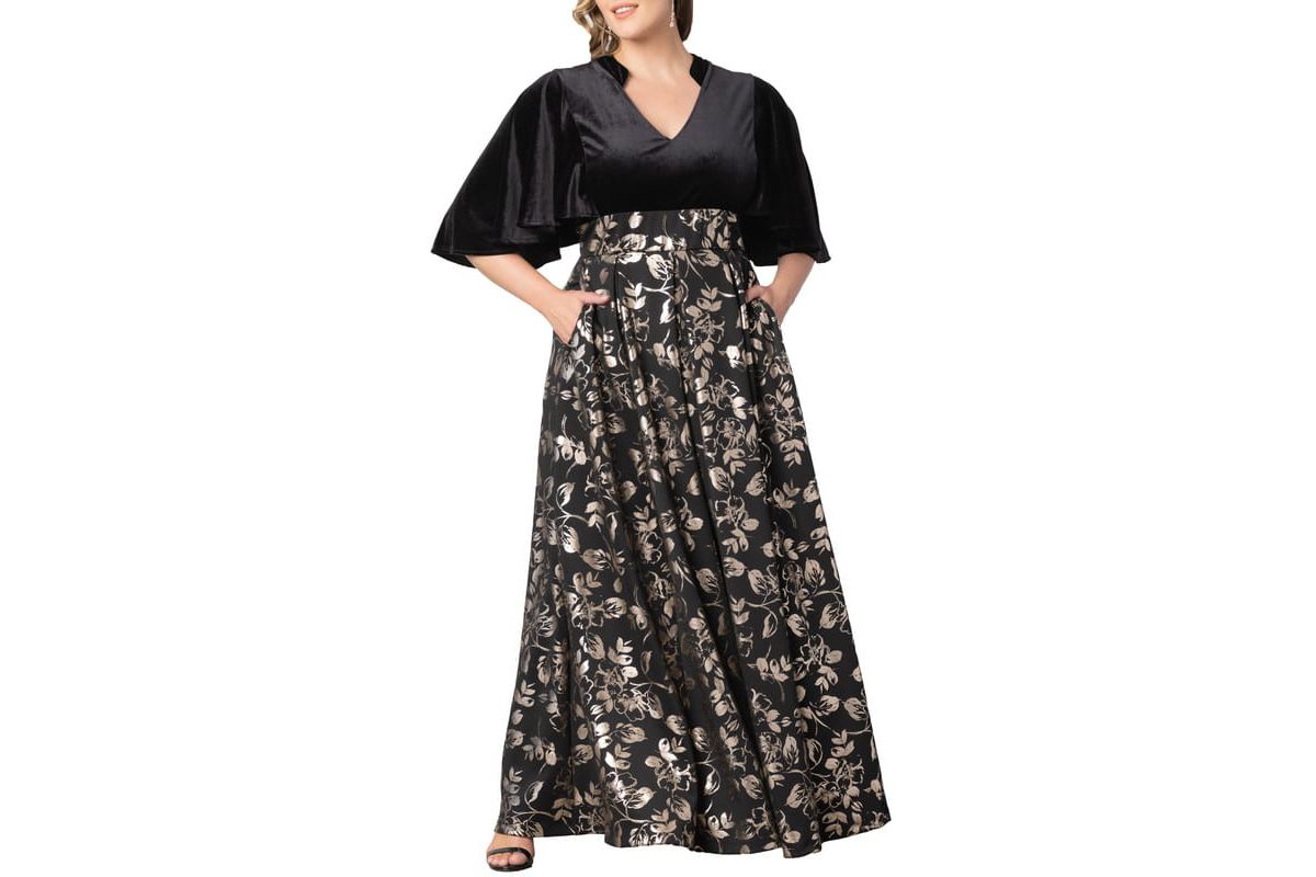 Womens Plus Size Radiant Opulence Evening Gown