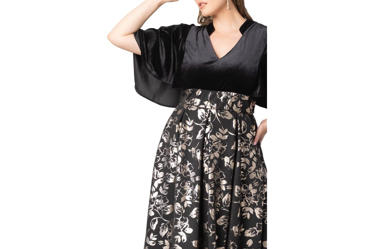 Womens Plus Size Radiant Opulence Evening Gown