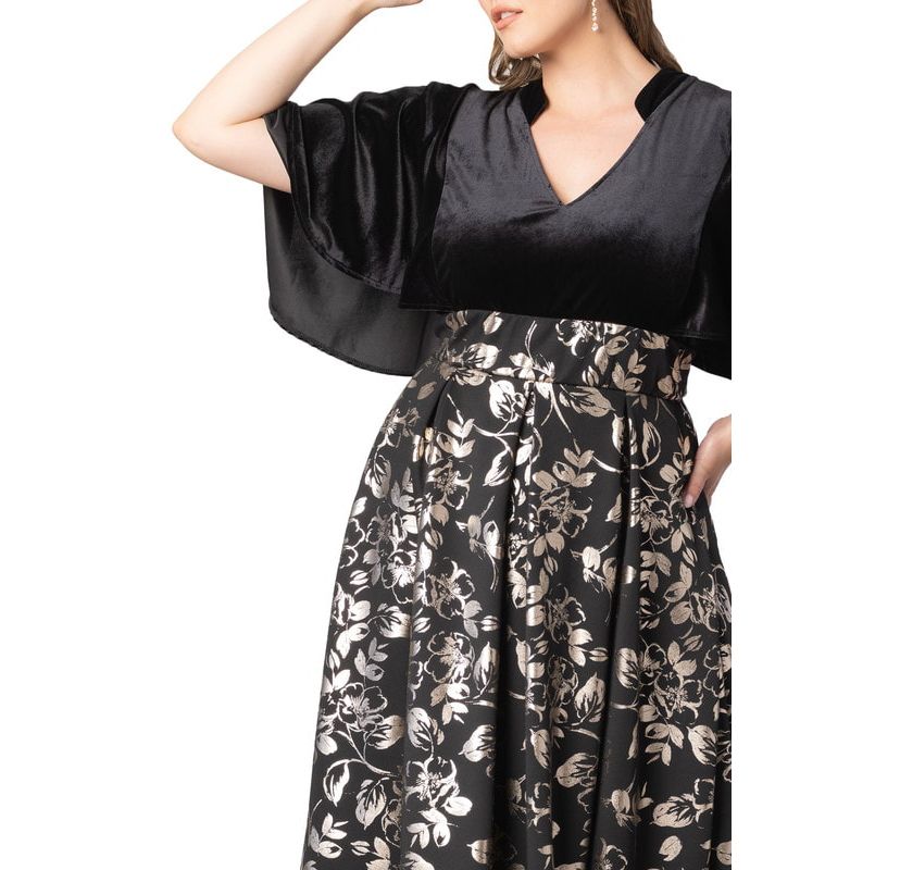 Womens Plus Size Radiant Opulence Evening Gown