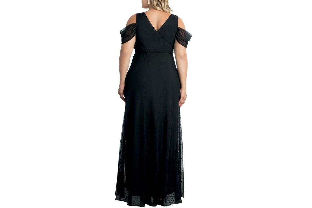 Womens Plus Size Seraphina Mesh Gown