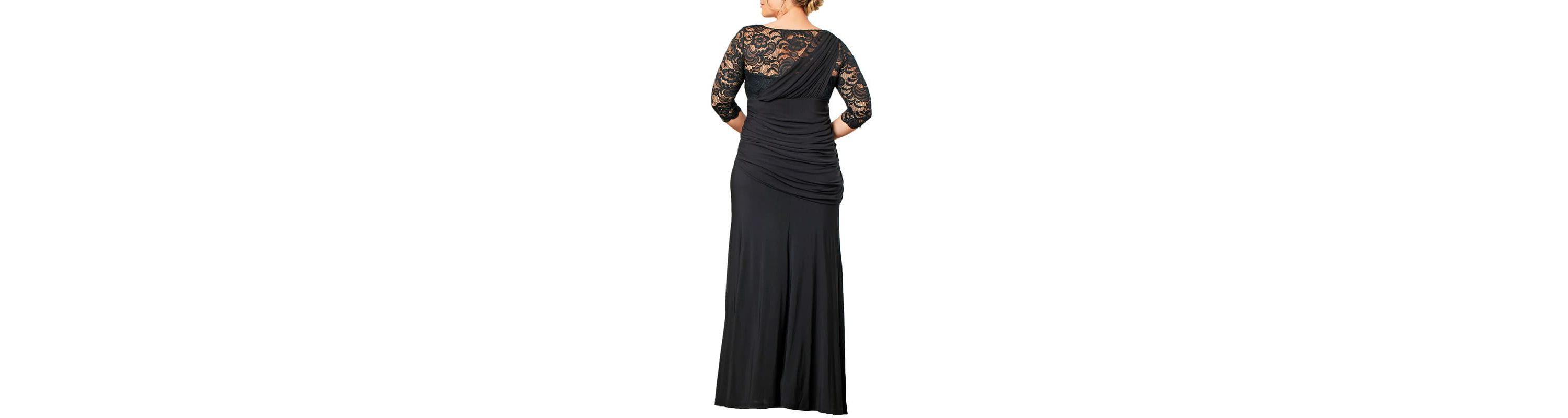 Womens Plus Size Soiree Draped Evening Gown
