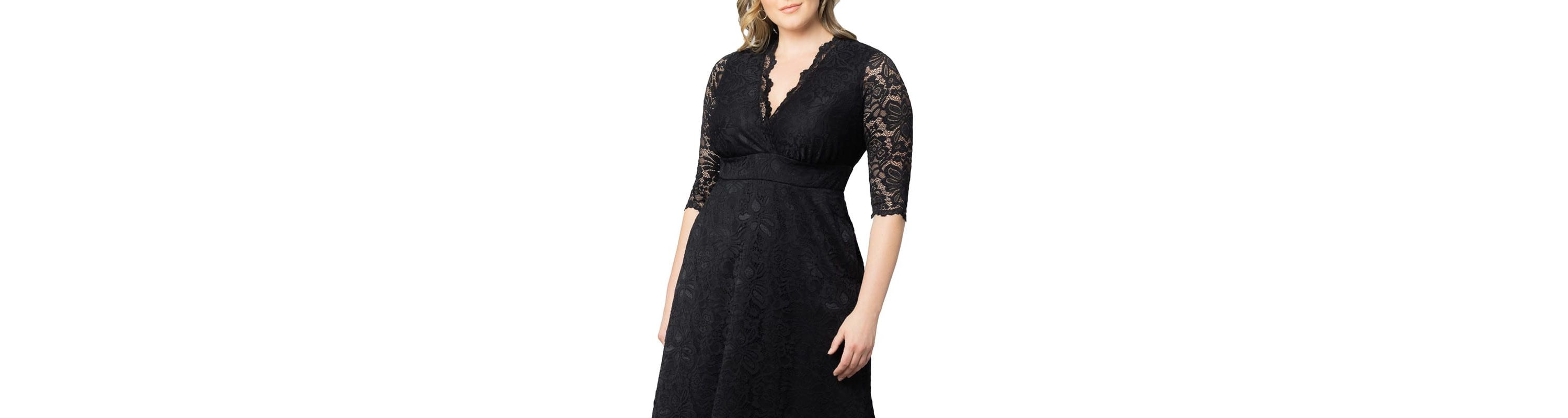 Womens Plus Size Maria Lace Evening Gown