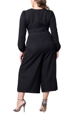 Women's Plus Tessa Cropped Wide Leg Jumpsuit