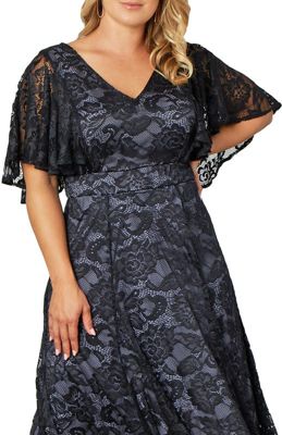 Women's Plus Camille Lace Cocktail Dress